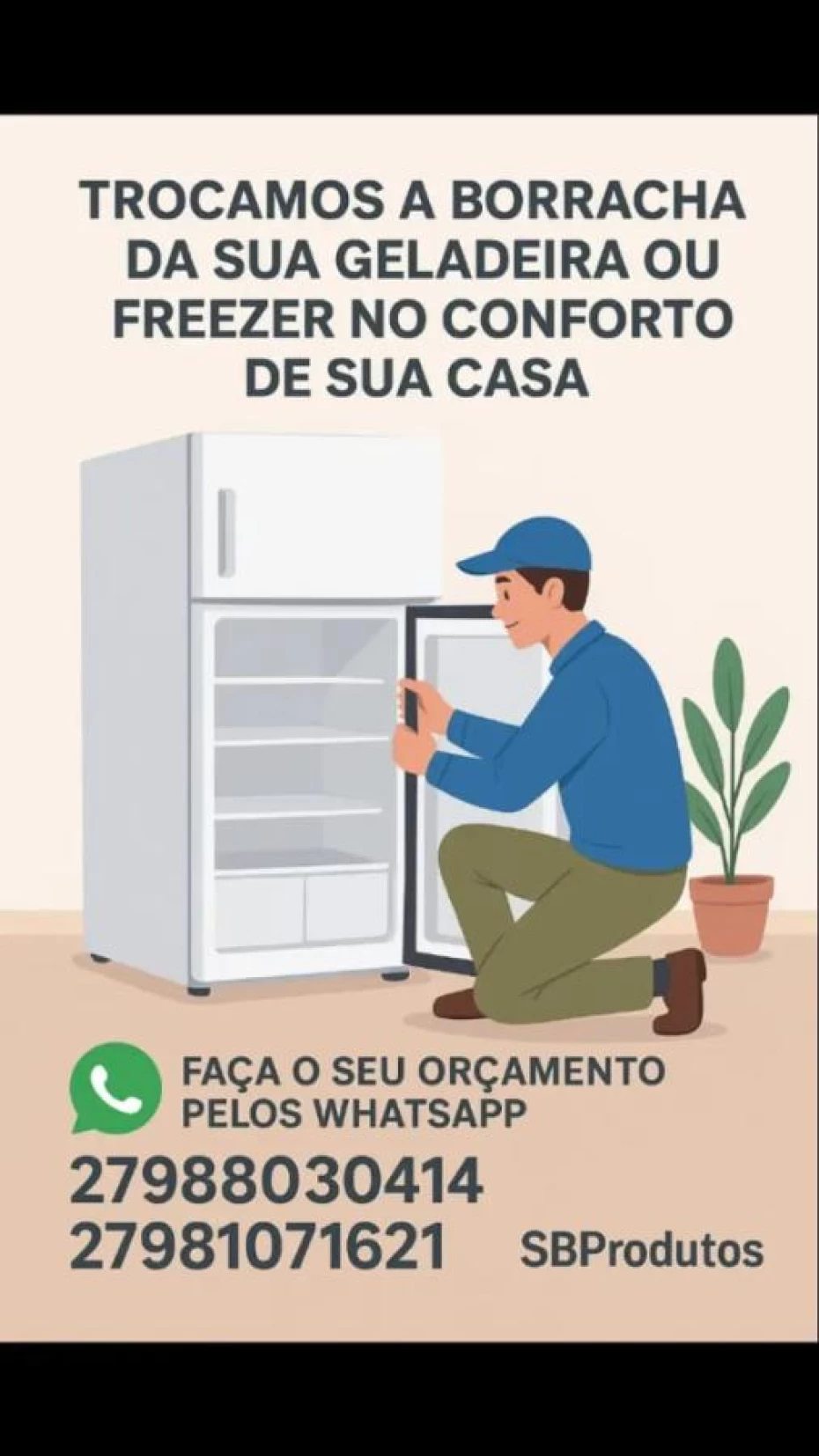 Foto 2:  — SB Produtos e Soluções em Borracha Geladeira